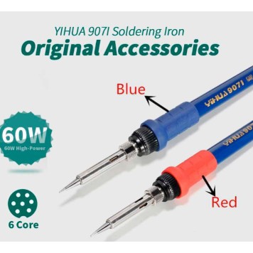 Yihua 907I Red 6 Pin Yedek Lehimleme Kalemi-1