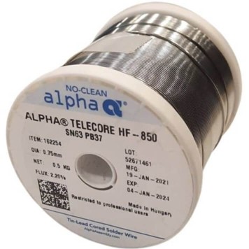 ALPHA HF850-0,75 63/37 Kurşunlu Lehim Teli