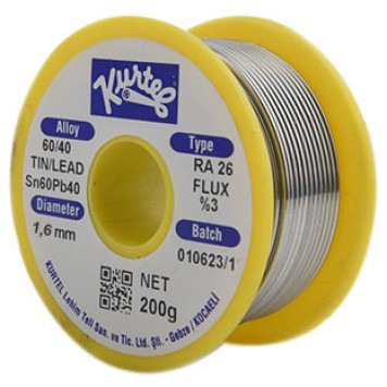 Kurtel  60/40 1,6 mm Lehim Teli 200 Gr