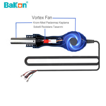 BAKON SBK8586 Sıcak Hava İstasyonu-5