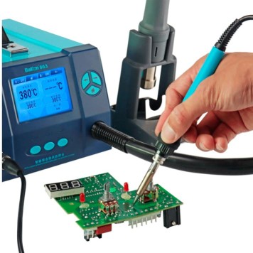 Bakon BK863 Intelligent 2 in 1 Sıcak Hava Havya İstasyonu-1