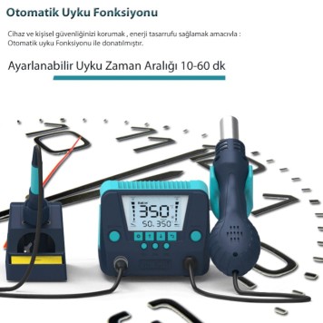 BAKON BK881 Sıcak Hava İstasyonu-6