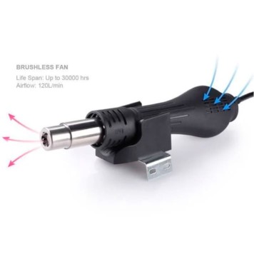 YIHUA 852D+ Sıcak Hava Üflemeli Havya İstasyonu-2