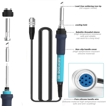 Bakon BK906 Lehimleme Yedek Havya Kolu