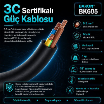 Bakon BK605 60W Kalem Havya-4