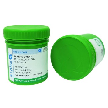 ALPHA OM347 Kurşunsuz Krem Lehim 500 gr