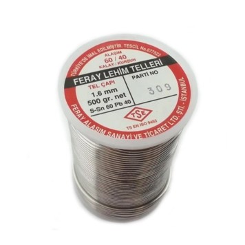 Feray 60/40 1,6 mm 500 gr Lehim Teli