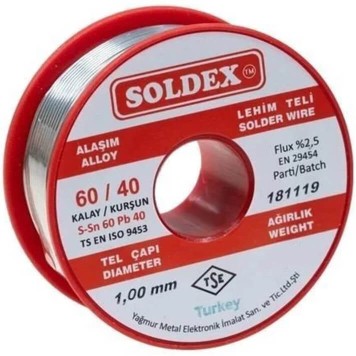 Soldex Sn60 Pb40 2mm 200Gr Lehim Teli