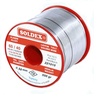 Soldex Sn60 Pb40 0,5mm 500Gr Lehim Teli