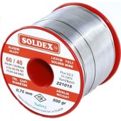 Soldex Sn60 Pb40 0,75mm 500Gr Lehim Teli