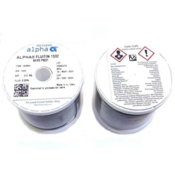 ALPHA Fluitin 1532 322 63/37 1mm Kurşunlu Lehim Teli