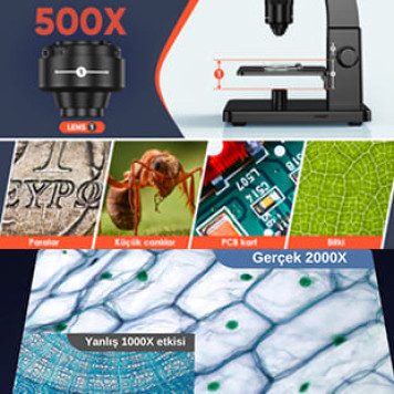 Bleibend BL2000 Dijital Mikroskop 2000X-5