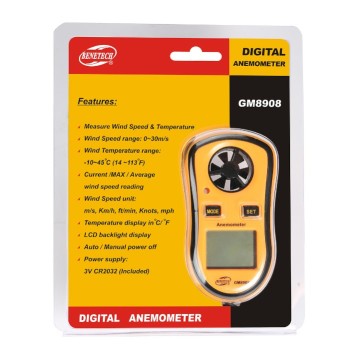 BENETECH GM8908 Dijital Rüzgar Ölçer Anemometre-4