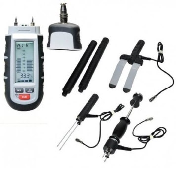 CEM DT-125G Çakmalı Ahşap ve Yapı Malzemesi Nem Ölçer Seti-2