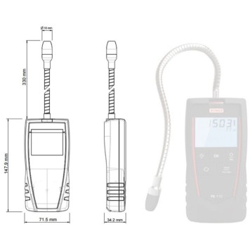 KİMO FG110 Gaz Kaçak Dedektörü-1