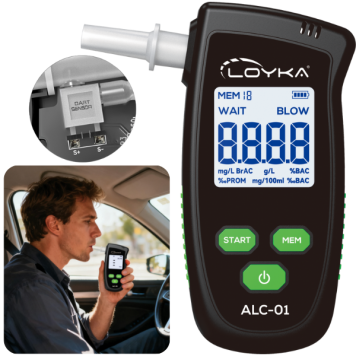 Loyka ALC-01 Dijital Alkolmetre  Hassas Promil Ölçüm Cihazı