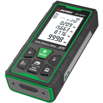 SW-80GS Yeşil Lazerli 80 Metre Lazermetre Şarjlı ve IP68 Korumalı-1