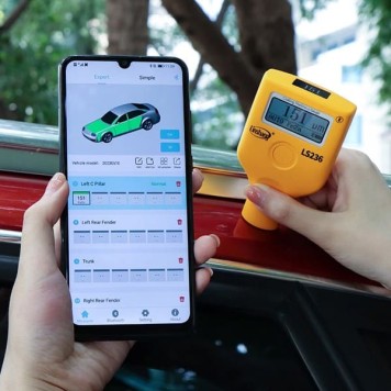 LS236 Alüminyum Demir ve Galvaniz Yüzey Kalınlık Ölçer-2