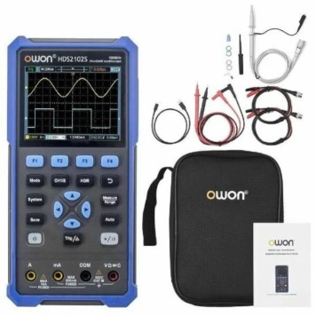 OWON HDS2102S Osiloskop Multimetre Sinyal Jenaratörü-1