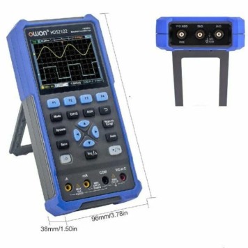 OWON HDS2102S Osiloskop Multimetre Sinyal Jenaratörü-2