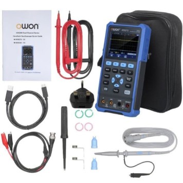 OWON HDS272 El Tipi Dijital Osiloskop Multimetre-3