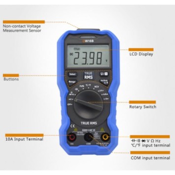 OWON OW16B True RMS Bluetooth Digital Multimetre-2