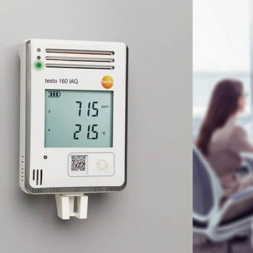 TESTO 160 IAQ Karbondioksit Sıcaklık ve Nem Kayıt Cihazı-1