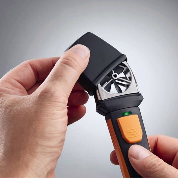 TESTO 410i Akıllı Telefonla Kullanılabilen Pervaneli Anemometre-2