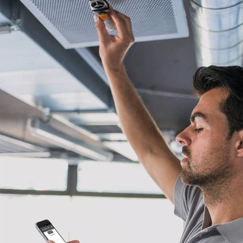 TESTO 410i Akıllı Telefonla Kullanılabilen Pervaneli Anemometre-3