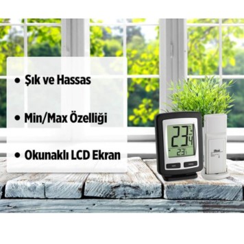 TFA 30.3040 Zoom İç Dış Termometre-1
