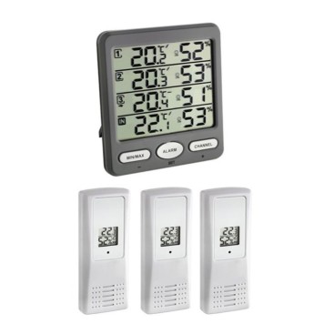 TFA 30.3054.10 Klima Monitor Çoklu Ortam Sıcaklık ve Nem Takip Cihazı-1