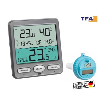TFA 30.3056.10 Venice Kablosuz Havuz Termometresi-1