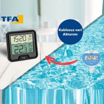 TFA 30.3066.01 Marbella Kablosuz Havuz Termometresi-2