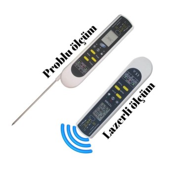 TFA 31.1119 Dualtemp Pro Lazerli ve Problu Termometre-1
