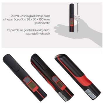 TFA 31.1139.05 Circle Pen Kalem Tip Lazer Termometre -3