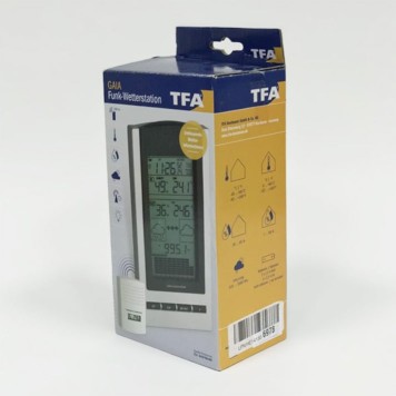 TFA 35.1083 Gaia Dijital Barometre, Termometre ve Higrometre-1