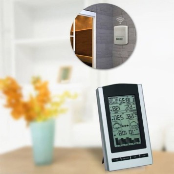 TFA 35.1083 Gaia Dijital Barometre, Termometre ve Higrometre-2