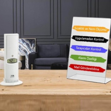 TFA WH401 BM SET Akıllı Sıcaklık ve Nem Ölçer-4