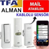 TFA WH502 BM Kablolu Sensörlü Akıllı Sıcaklık ve Nem Ölçer TFA WH502 BM Kablolu Sensörlü Akıllı Sıcaklık ve Nem Ölçer