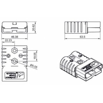 ANDERSON POWER SB120 Akü Soketi-3
