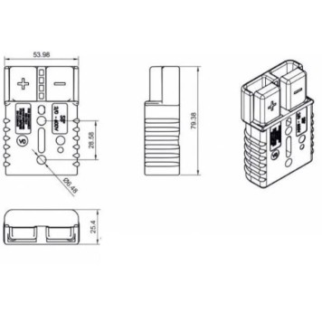 ANDERSON POWER SB175 Akü Soketi-3