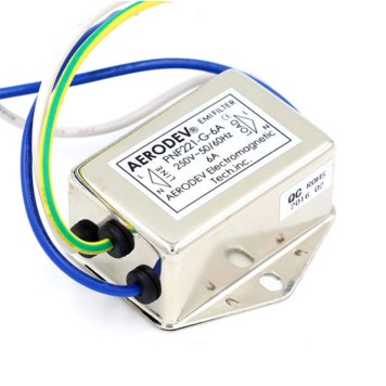 AERODEV Şebeke Emi Filtresi PNF221-G-6A Kablolu Kulaklı