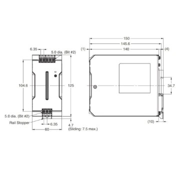 OMRON 24V DC 10A S8VK-C24024 Ray Tipi Güç Kaynağı-1