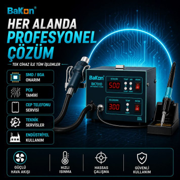 BAKON BK701D Sıcak Hava İstasyonu-3