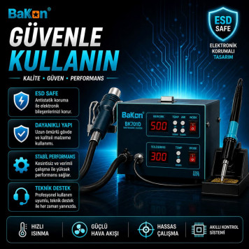 BAKON BK701D Sıcak Hava İstasyonu-4