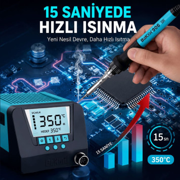 BAKON BK90 Isı Ayarlı Havya İstasyonu-3