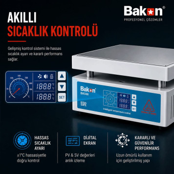 Bakon BK946 Ön Isıtma İstasyonu 600W-5