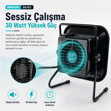 BAKON BK493 Duman Emici -4