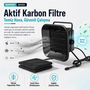 BAKON BK493 Duman Emici -6