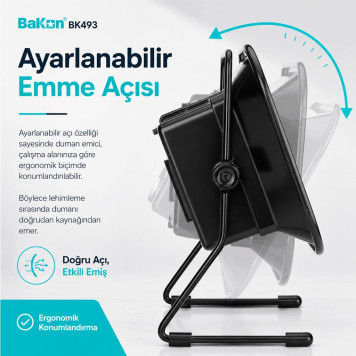 BAKON BK493 Duman Emici -5